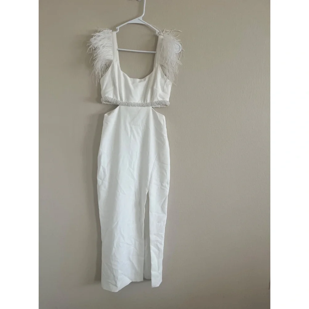 NWOT Likely Taliah Midi Gown White Size 0 - Picture 3 of 17